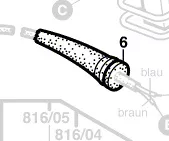 Manchon de cable d´alimentation - Ø10,5 Ø11mm x 100mm